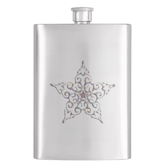 Iridescent Star Flask Flachmann (Vorderseite)
