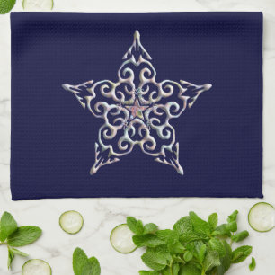 Iridescent Star Kitchtuch Handtuch