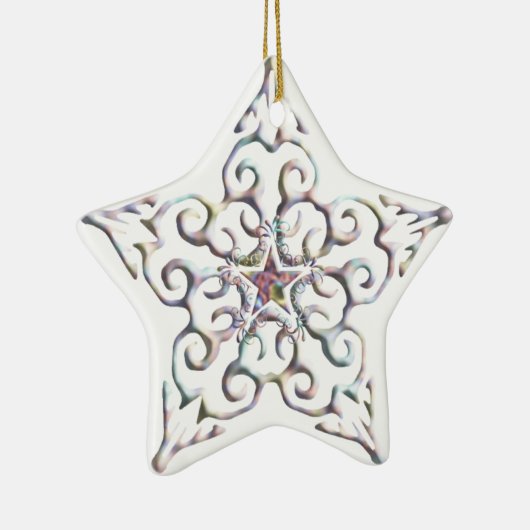 Iridescent Star Ornament (Rechts)