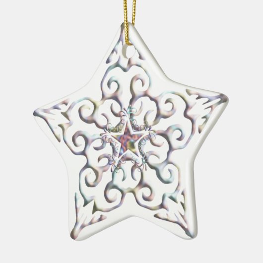 Iridescent Star Ornament (Links)