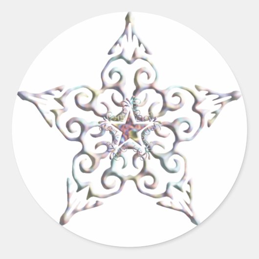 Iridescent Star Stickers (Vorderseite)