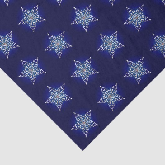 Iridescent Star Tissue Paper Seidenpapier (Ausschnitt)