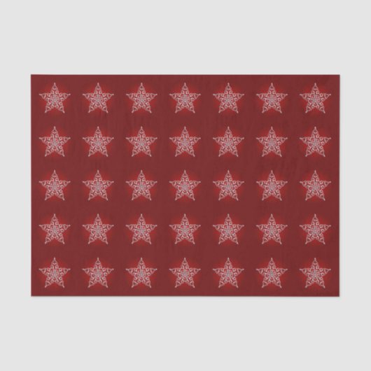 Iridescent Star Tissue Paper Seidenpapier (Vorderseite)