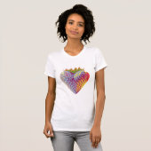 Iridescent Strawberry Heart T-Shirt (Vorne ganz)