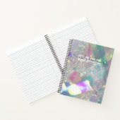 Iridescent Tinsel | Modernes Glam-Notebook Notizblock (Innenseite)