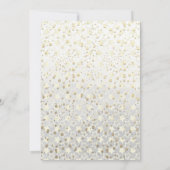 Iridescent Twinkle Twinkle Little Star Baby Dusche Einladung (Rückseite)