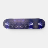 Iridescent White Jellyfish, 7 3/4" Skateboard Deck (Horizontal)