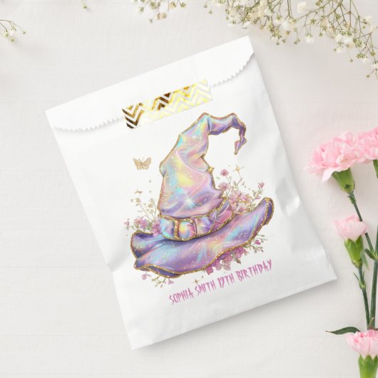 Iridescent Witch Hat Birthday Geschenktütchen (Versiegelt)