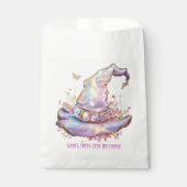 Iridescent Witch Hat Birthday Geschenktütchen (Vorderseite)