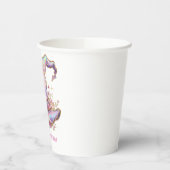 Iridescent Witch Hat Birthday Pappbecher (Links)