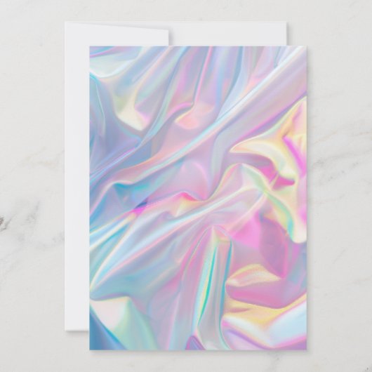 Iridescent Witch Hat Wickedly Good Time Birthday Einladung (Rückseite)