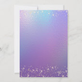 Iridesing Ladys Night Cocktail Party Einladung (Rückseite)