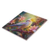 Iridesing Wing Cockatiel Fantasy Bird Fliese (Seite)