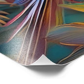 Iridesing Wing Cockatiel Fantasy Bird Fotodruck (Ecke)