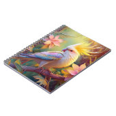 Iridesing Wing Cockatiel Fantasy Bird Notizblock (Linke Seite)