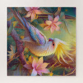 Iridesing Wing Cockatiel Fantasy Bird Puzzle (Horizontal)