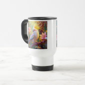 Iridesing Wing Cockatiel Fantasy Bird Reisebecher (Vorderseite Links)