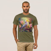 Iridesing Wing Cockatiel Fantasy Bird T-Shirt (Vorne ganz)