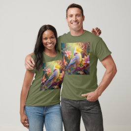 Iridesing Wing Cockatiel Fantasy Bird T-Shirt