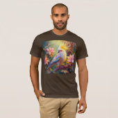 Iridesing Wing Cockatiel Fantasy Bird T-Shirt (Vorne ganz)