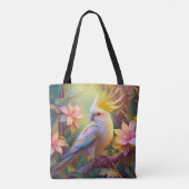 Iridesing Wing Cockatiel Fantasy Bird Tasche (Rückseite)