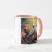 Iridesing Wing Cockatiel Fantasy Bird Tasse (VorderseiteRechts)