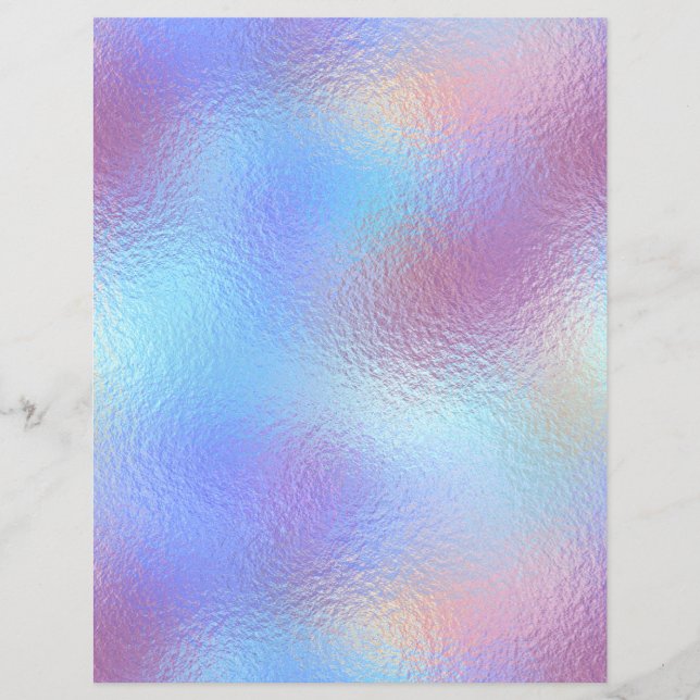 Irideszierende Imitate Foil Scrapbook Paper Nr. 56 (Vorderseite)
