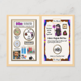 Iridna - Iridium Trading Card Postkarte