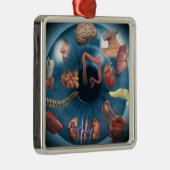 Iridology Ornament Aus Metall (Rechts)