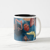 Iridology Zweifarbige Tasse (VorderseiteRechts)