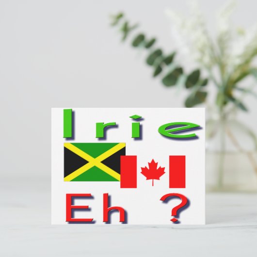 Irie eh Postkarten (Stehend Vorderseite)