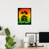 IRIE Jamaica Patwah Chill OUt Relax Tropical Art Poster (Heimbüro)