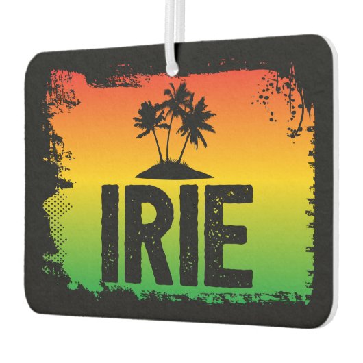 IRIE Jamaican Palm Trees Monogram Autolufterfrischer (Links)