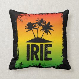 Irie Jamaican Patois Chill Out Hello Black Sunset Kissen