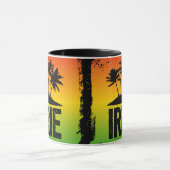 IRIE Jamaican Rastafarian Flag Farben Karibik Tasse (Zentrum)
