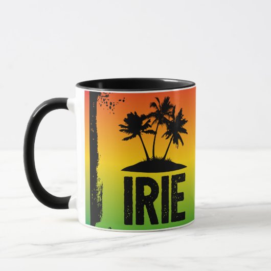 IRIE Jamaican Rastafarian Flag Farben Karibik Tasse (Links)