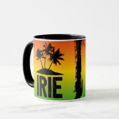 IRIE Jamaican Rastafarian Flag Farben Karibik Tasse (Vorderseite Links)
