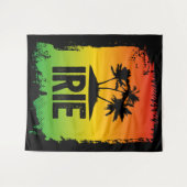 IRIE Jamaican Rastafarian Gruß Sunset Print Wandteppich (Vorderseite (Horizontal))