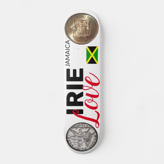 IRIE LIEBE JAMAICA Skateboard (Vorderseite)