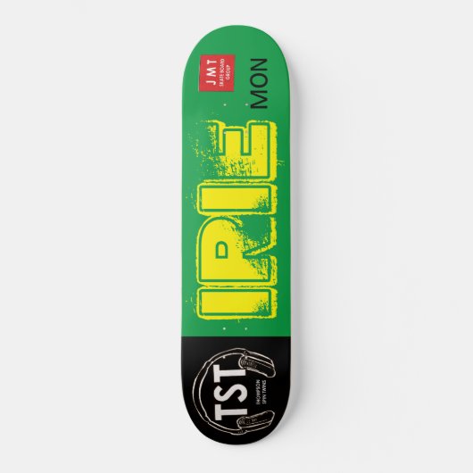IRIE MON SKATEBOARD / JMT Skateboards (Vorderseite)