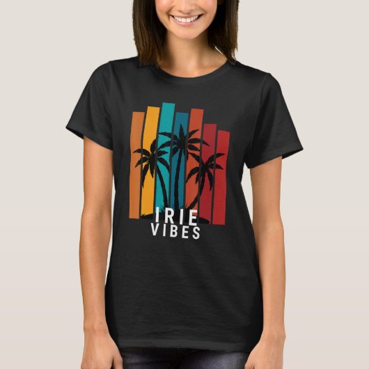 Irie Vibes Island Tropical Outfit T-Shirt (Vorderseite)