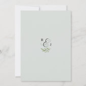 IRINA Abend Wedding Reception Party Einladung (Rückseite)