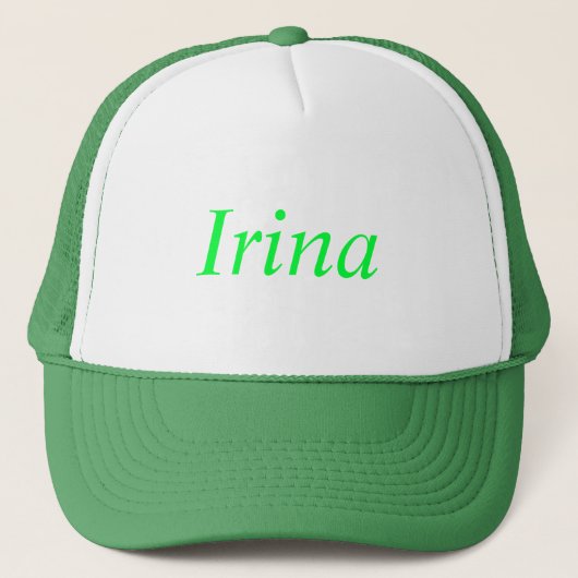 Irina Truckerkappe (Vorderseite)