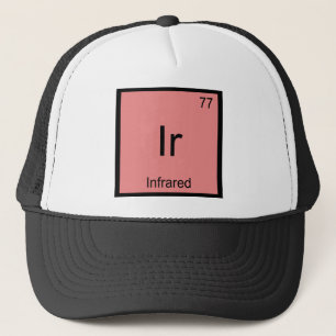 Irinfrarotchemie-Element-Symbol-Laser-T-Shirt Truckerkappe