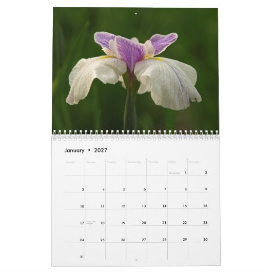 Iris 2009 kalender (Jan 2027)
