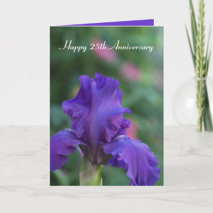 Iris 25th Anniversary Card Karte