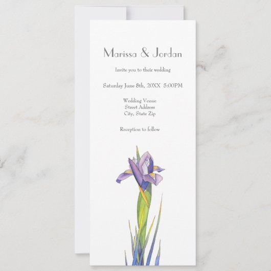 Iris 2 einladung (Vorderseite)