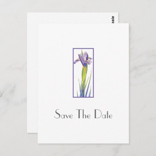 Iris 2 Postkarte (Vorne/Hinten)