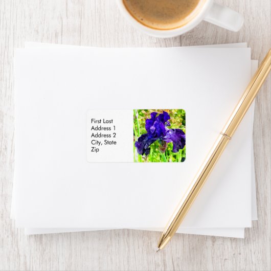 Iris Adressaufkleber (Insitu)