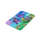 Iris an der Sonnenaufgang-Badematte Badematte (Schrägansicht)